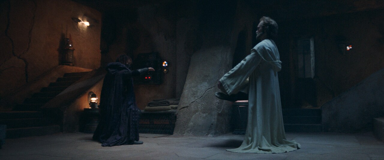 Mae tracks down Jedi Master Torbin in a Jedi outpost on Olega.