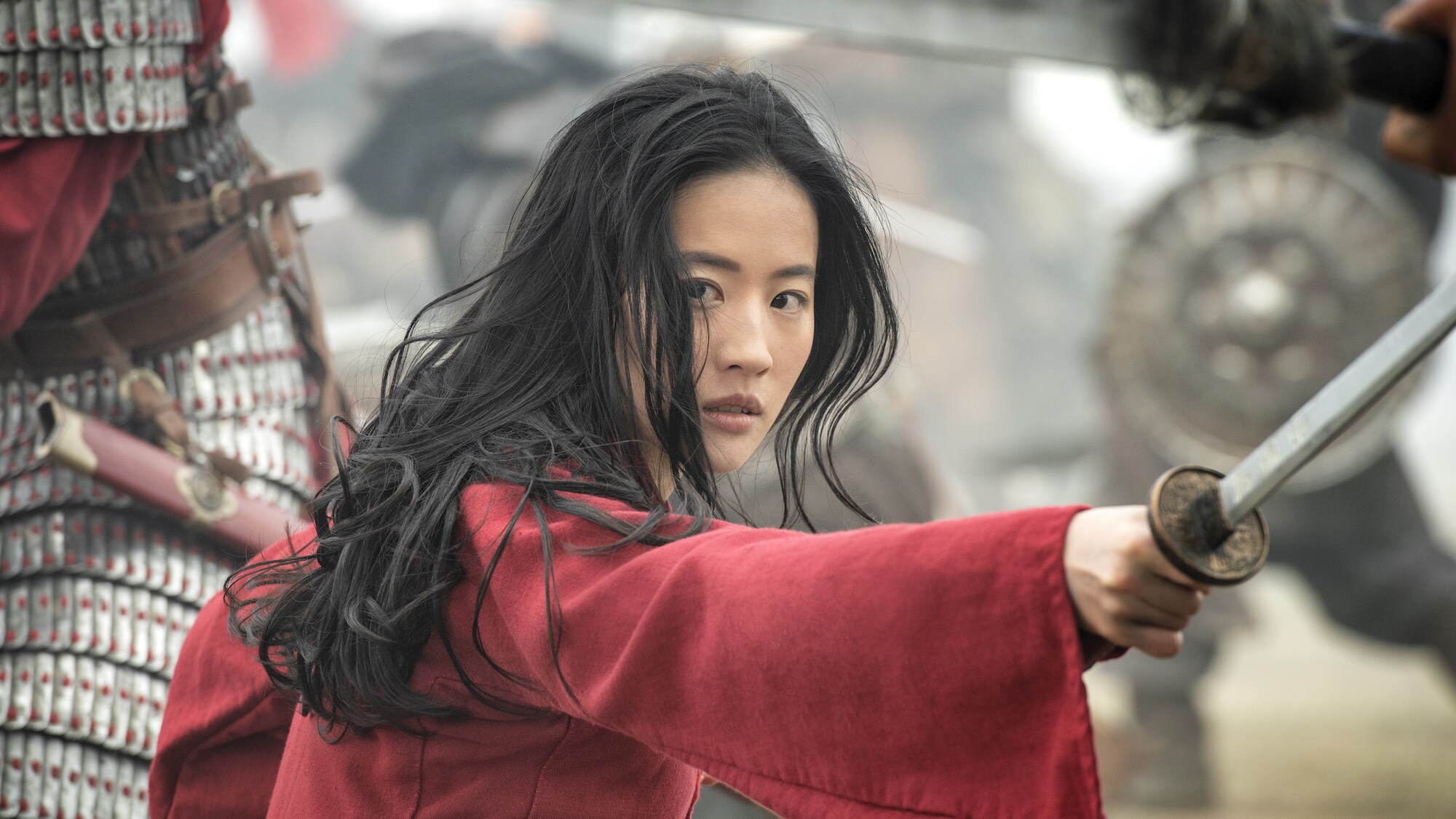 Disney's MULAN..Mulan (Yifei Liu) ..Photo: Jasin Boland..© 2019 Disney Enterprises, Inc. All Rights Reserved.