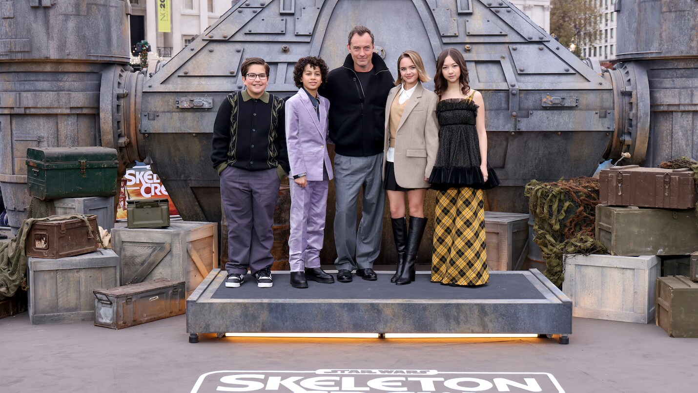 LUCASFILM’S ‘STAR WARS: SKELETON CREW LANDS IN TRAFALGAR SQUARE FOR A GALACTIC LONDON PHOTOCALL  