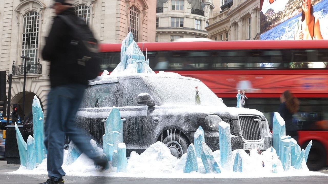 LONDON GETS ICY TREATMENT AS DISNEY’S RECORD-BREAKING HIT MOVIE, FROZEN, TURNS 10
