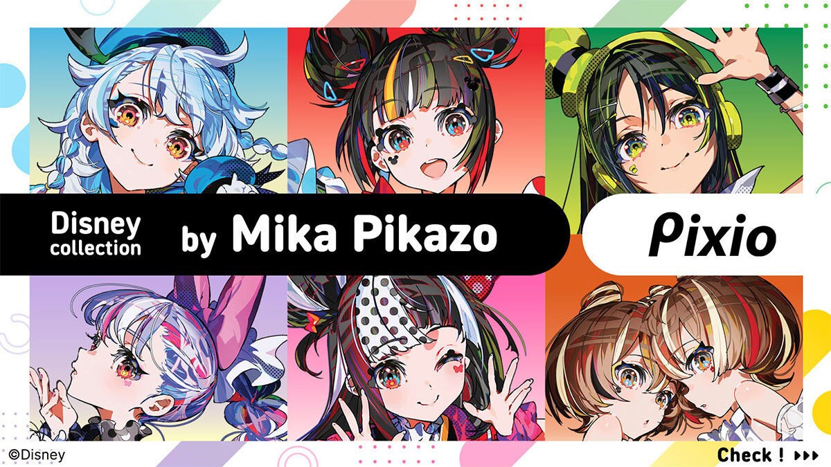 Disney Collection by Mika Pikazo」デザインのモニター周辺