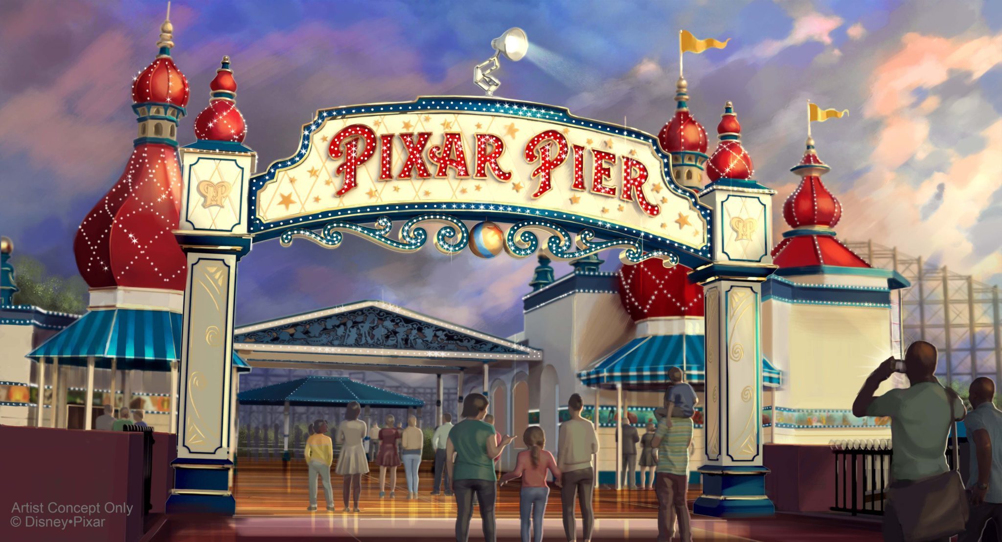 Pixar Pier artist rendering