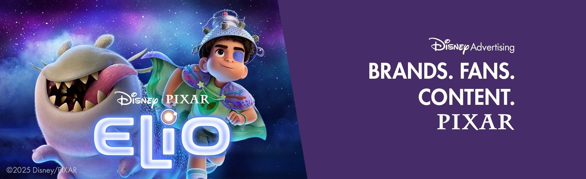 Disney Advertising Homepage Hero Banner Pixar