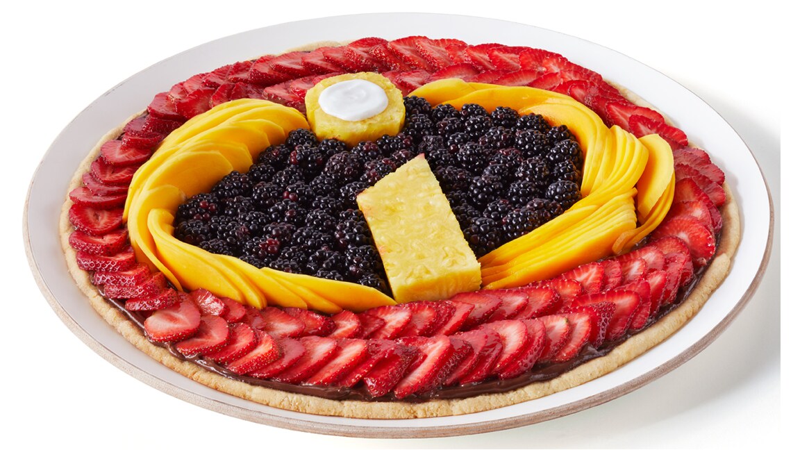 Superpizza de frutas dos Incríveis