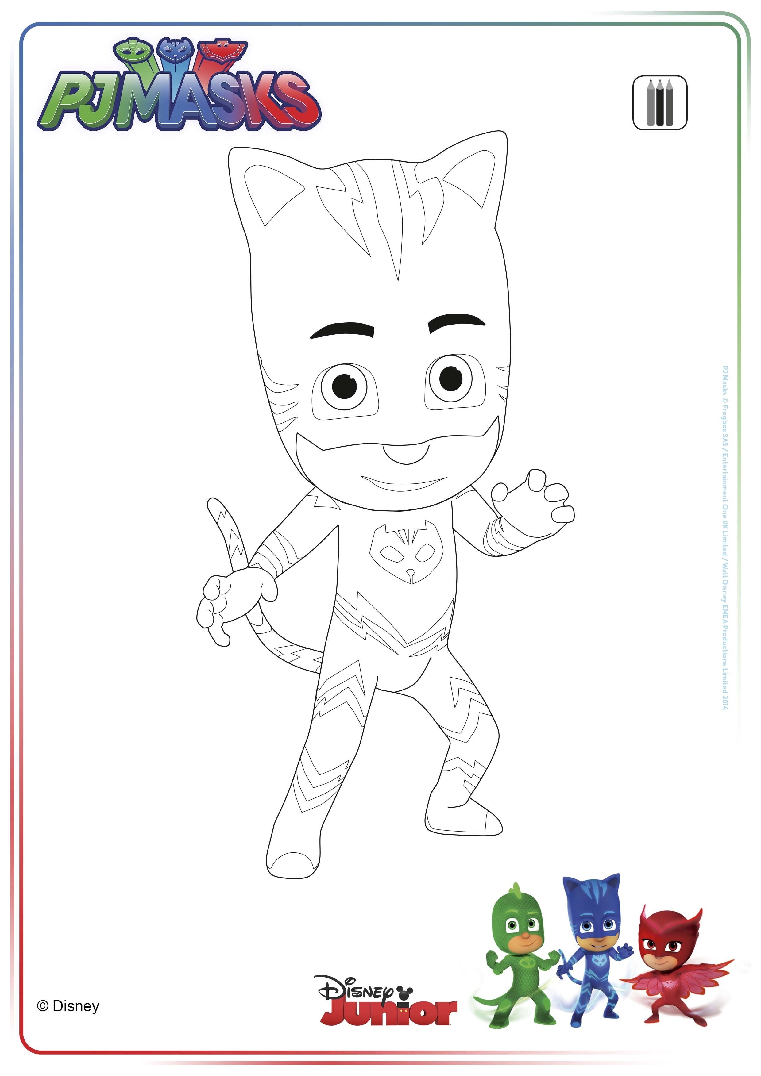 Colorea a Catboy | Disney Junior BR
