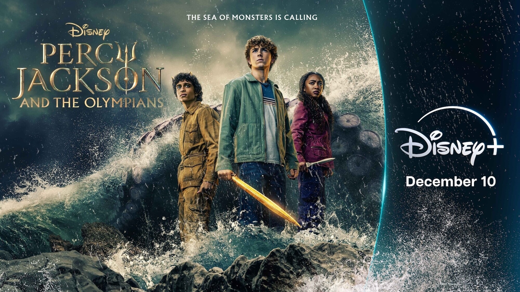 Disney+ Makes A Splash At San Diego Comic-Con With New Teaser For ‘Percy Jackson And The Olympians’ As Season 2 Sets Sail Dec. 10 