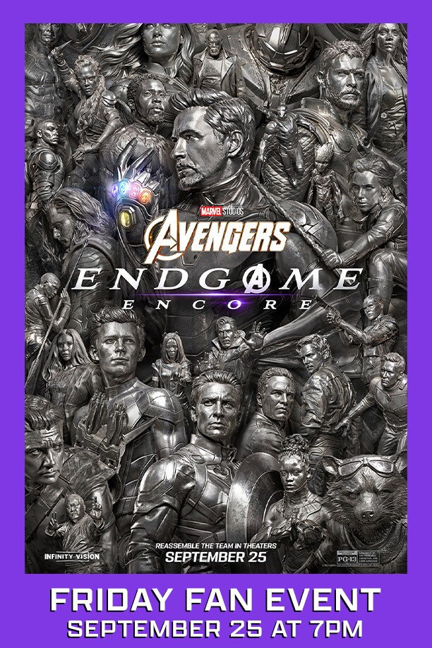 <h3><span>Avengers Endgame: Encore Friday Fan Event</span></h3>