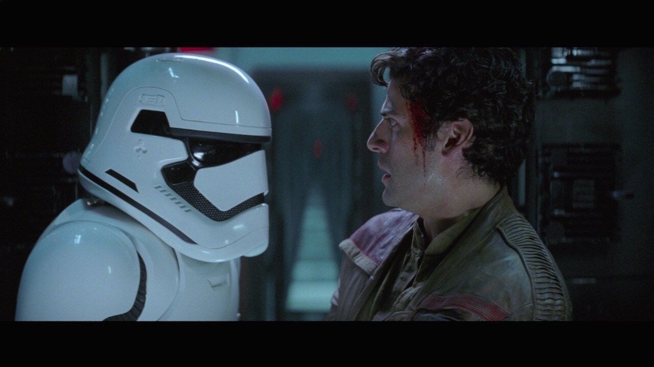 To Poe’s shock, a stormtrooper – FN-2187 – broke him out of his cell. The trooper, whom Poe nickn...