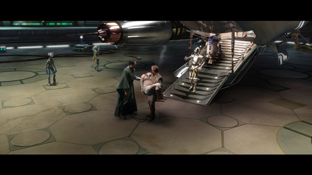 After their fateful encounter with Anakin Skywalker on Mustafar, Obi-Wan Kenobi arrived on Polis ...