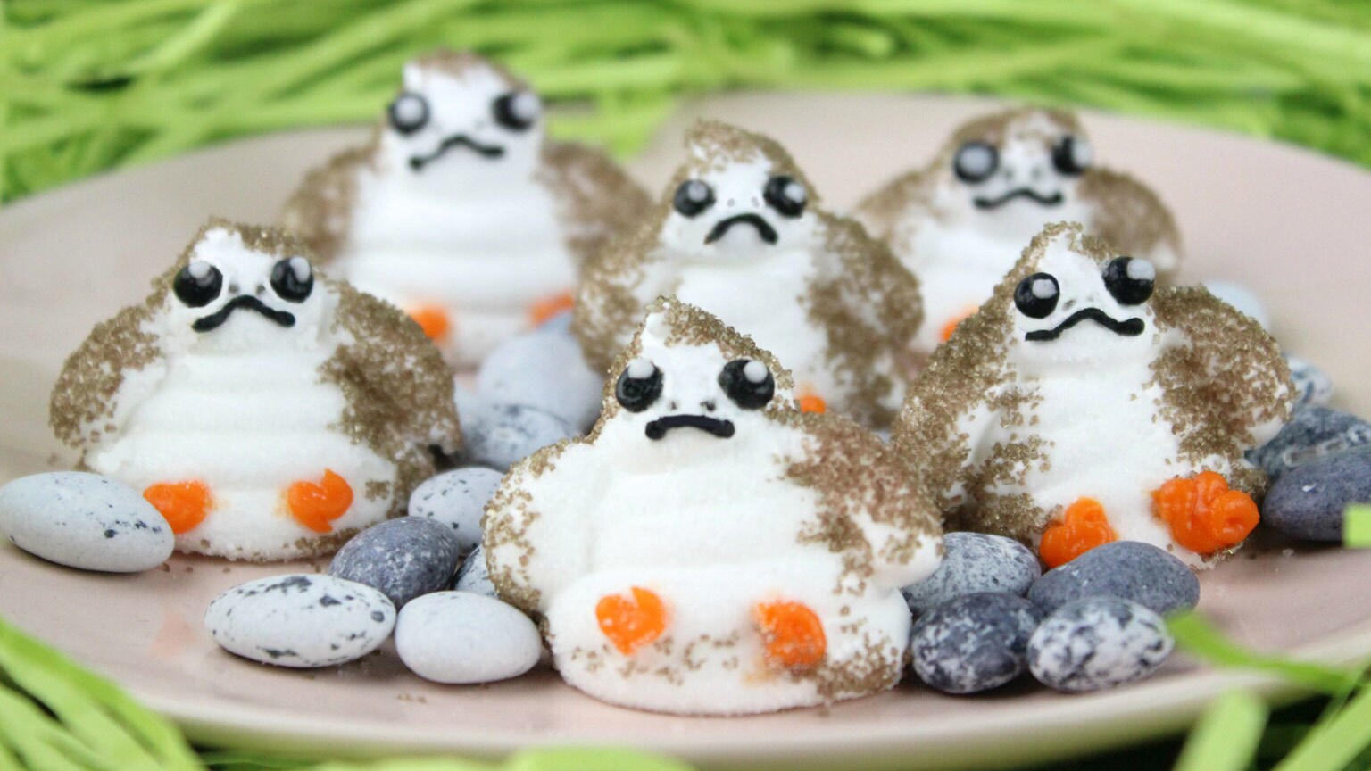 Even Chewie Couldn't Resist These Porg Puffs