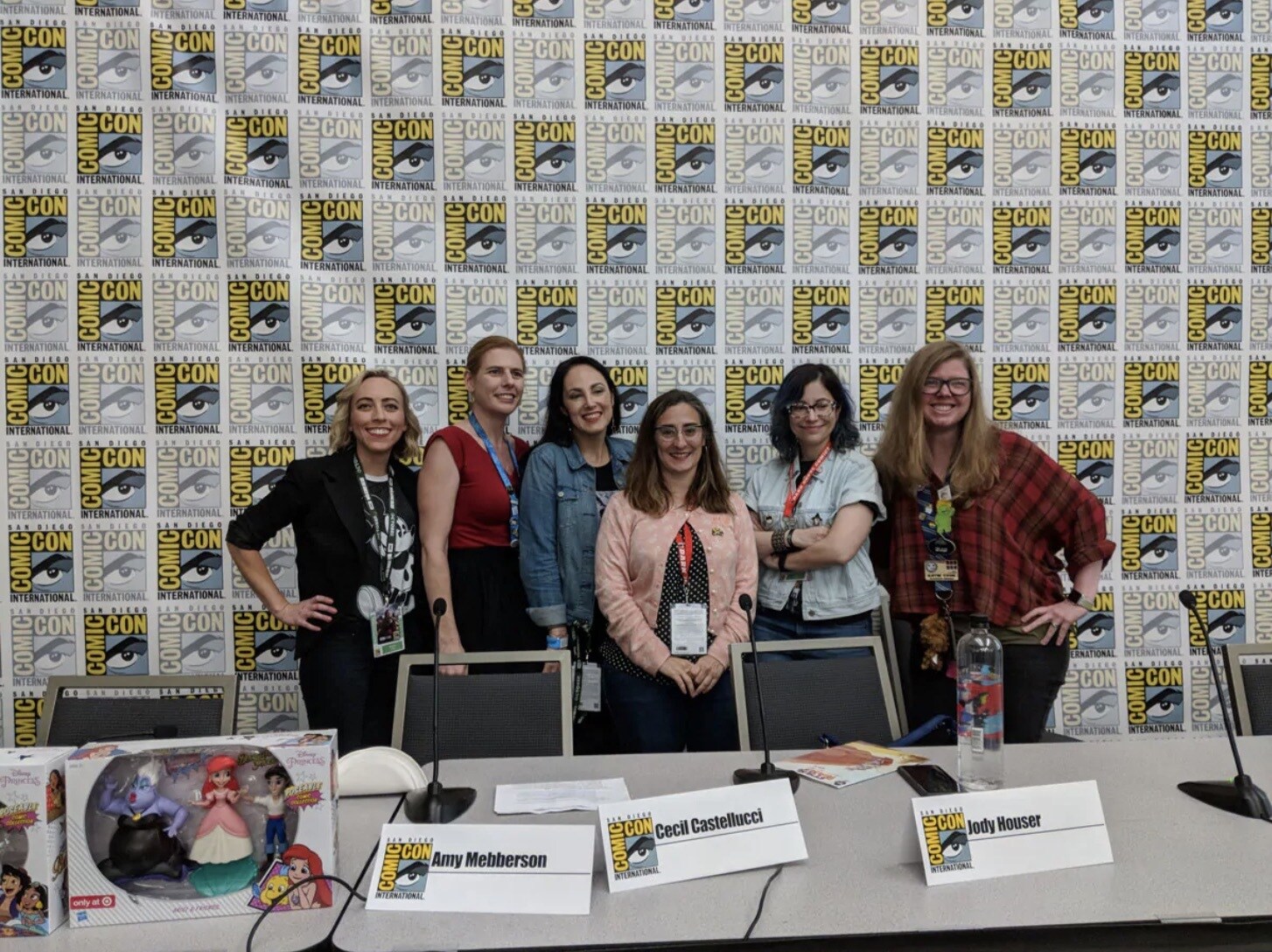 Palenists and Host at the Powerful Young Women Disney Comics Panel at San Diego Comic-Con