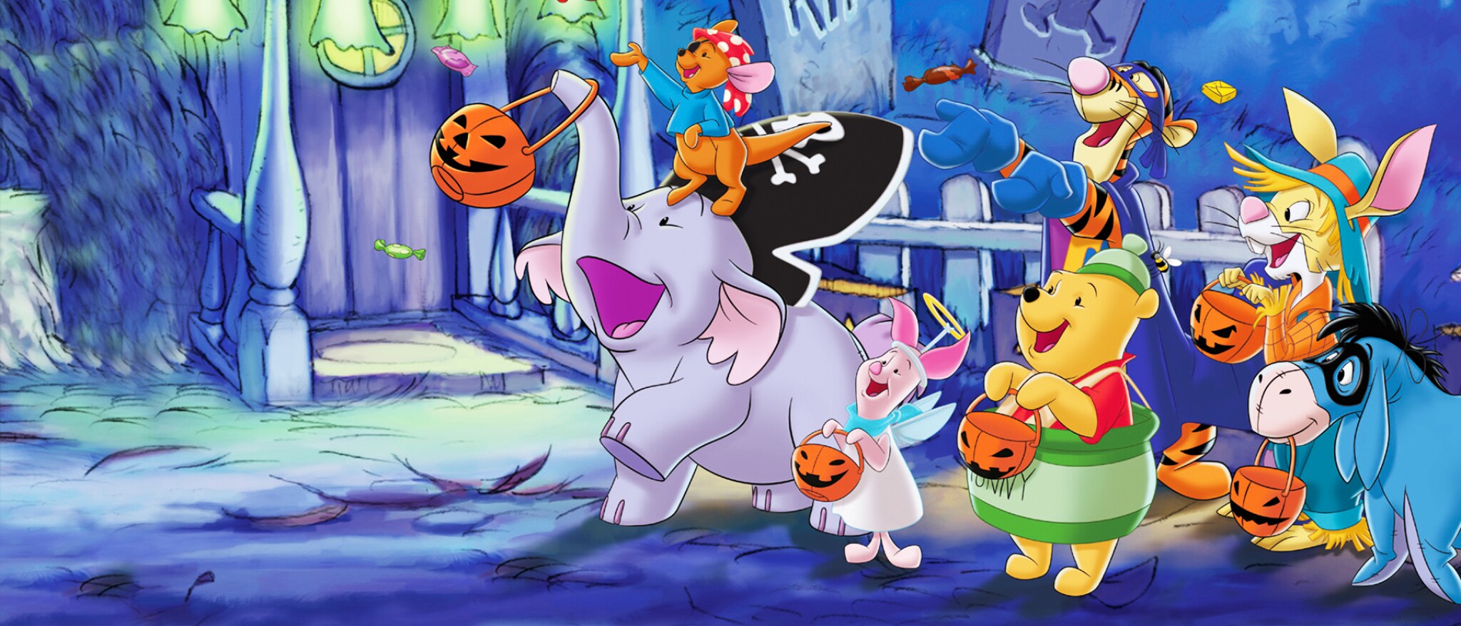 Pooh's Heffalump Halloween Movie - Featured Content Banner
