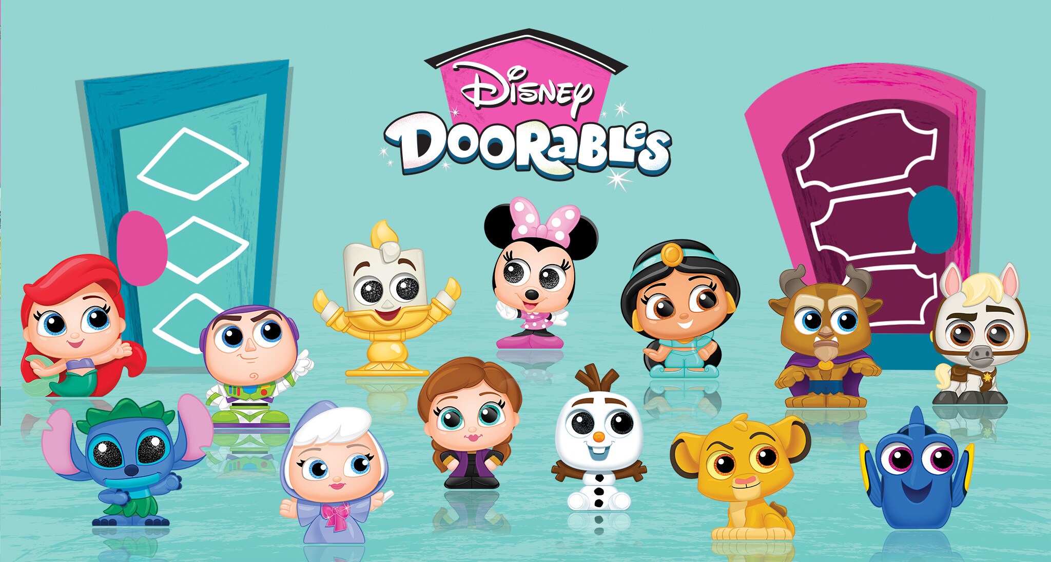 Disney Doorables, Series 6 REGULAR Doorable or Get a Keychains