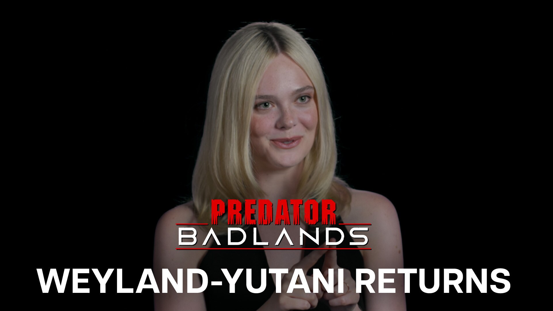 Image of Elle Fanning | Predator: Badlands | Weyland-Yutani Returns