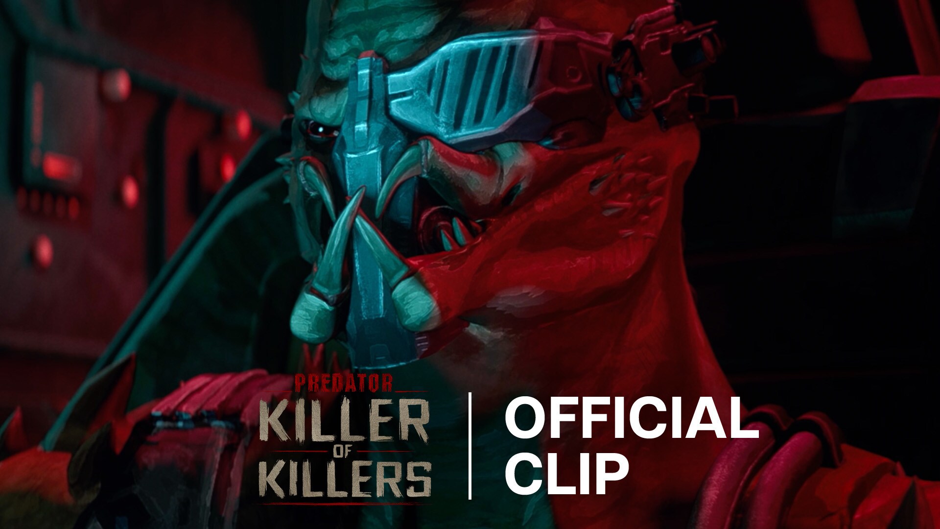 Illustrated image of a Predator. | Predator: Killer of Killers | Official clip