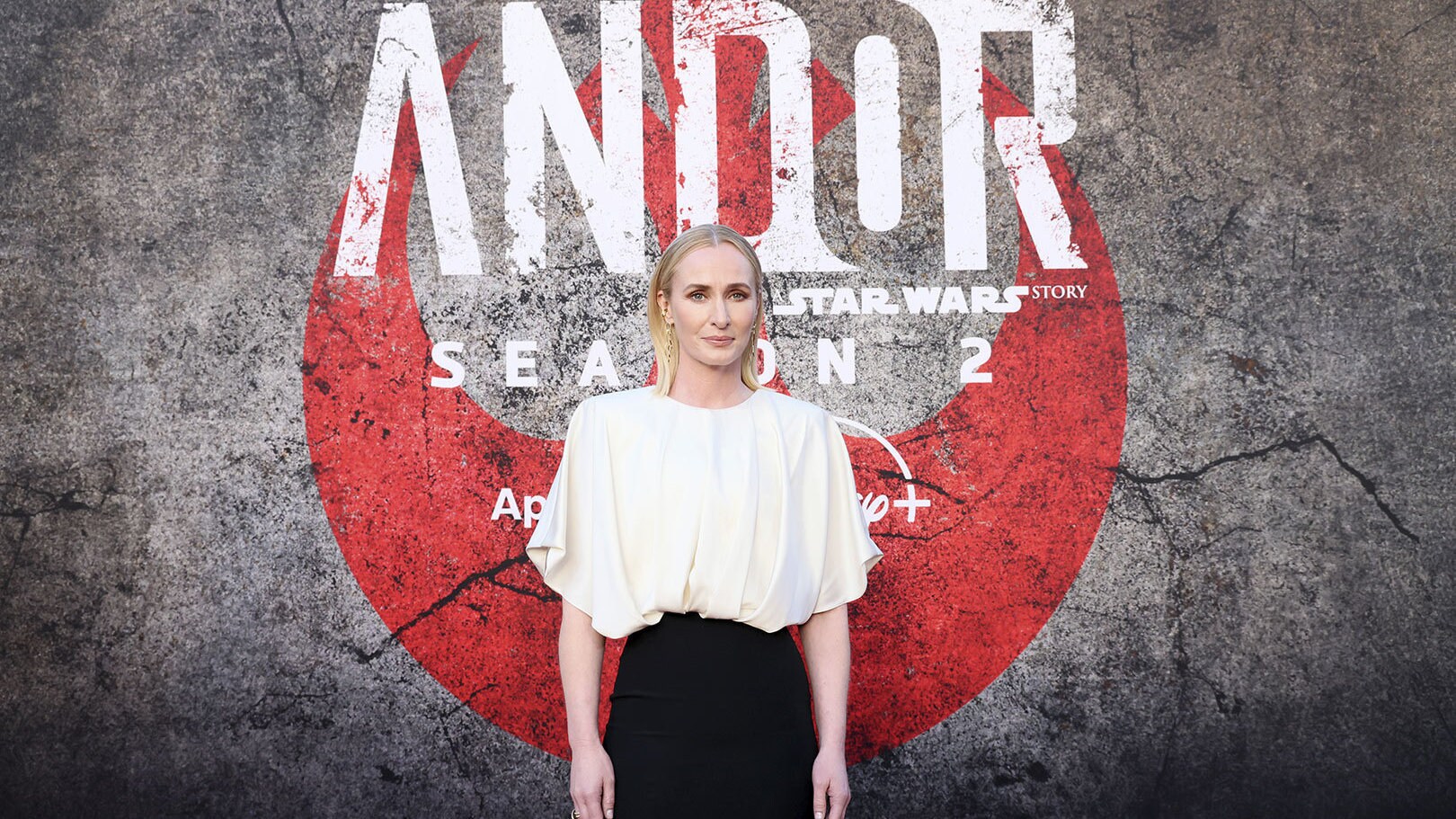 Genevieve O'Reilly attends the Andor Season 2 Special Celebration Launch Event.