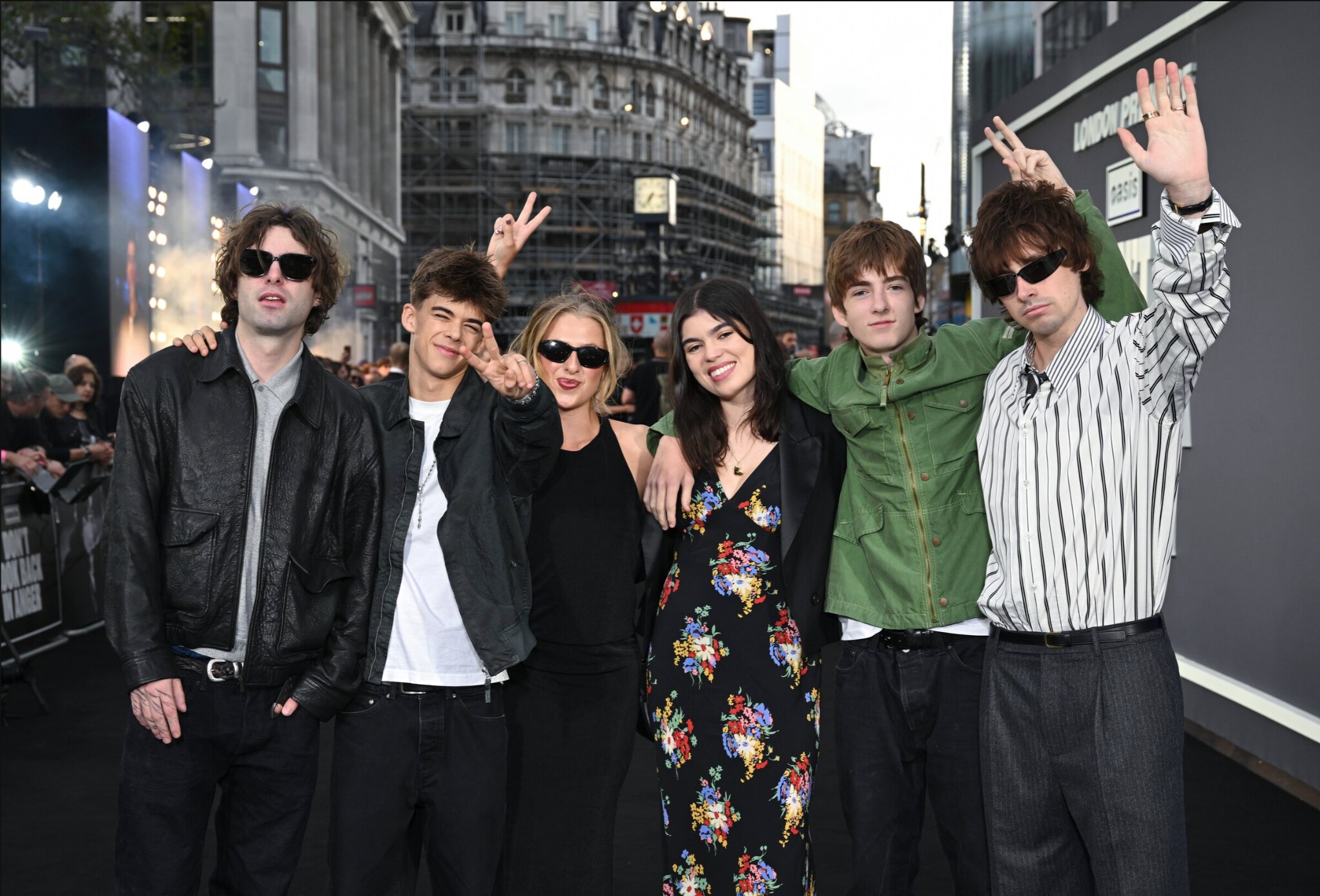 Gallagher children at the U.K. Premiere