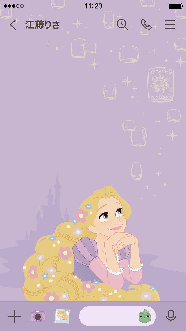 塔の上のラプンツェル』のLINE着せかえ＆スタンプが新登場