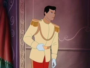 Prince Charming in the animated movie "Cinderella"