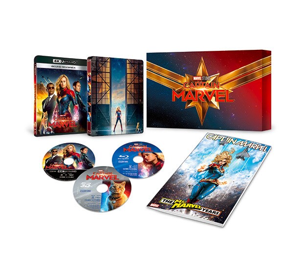直販正規キャプテン・マーベル 4K Blu-ray スチールブック 洋画・外国映画
