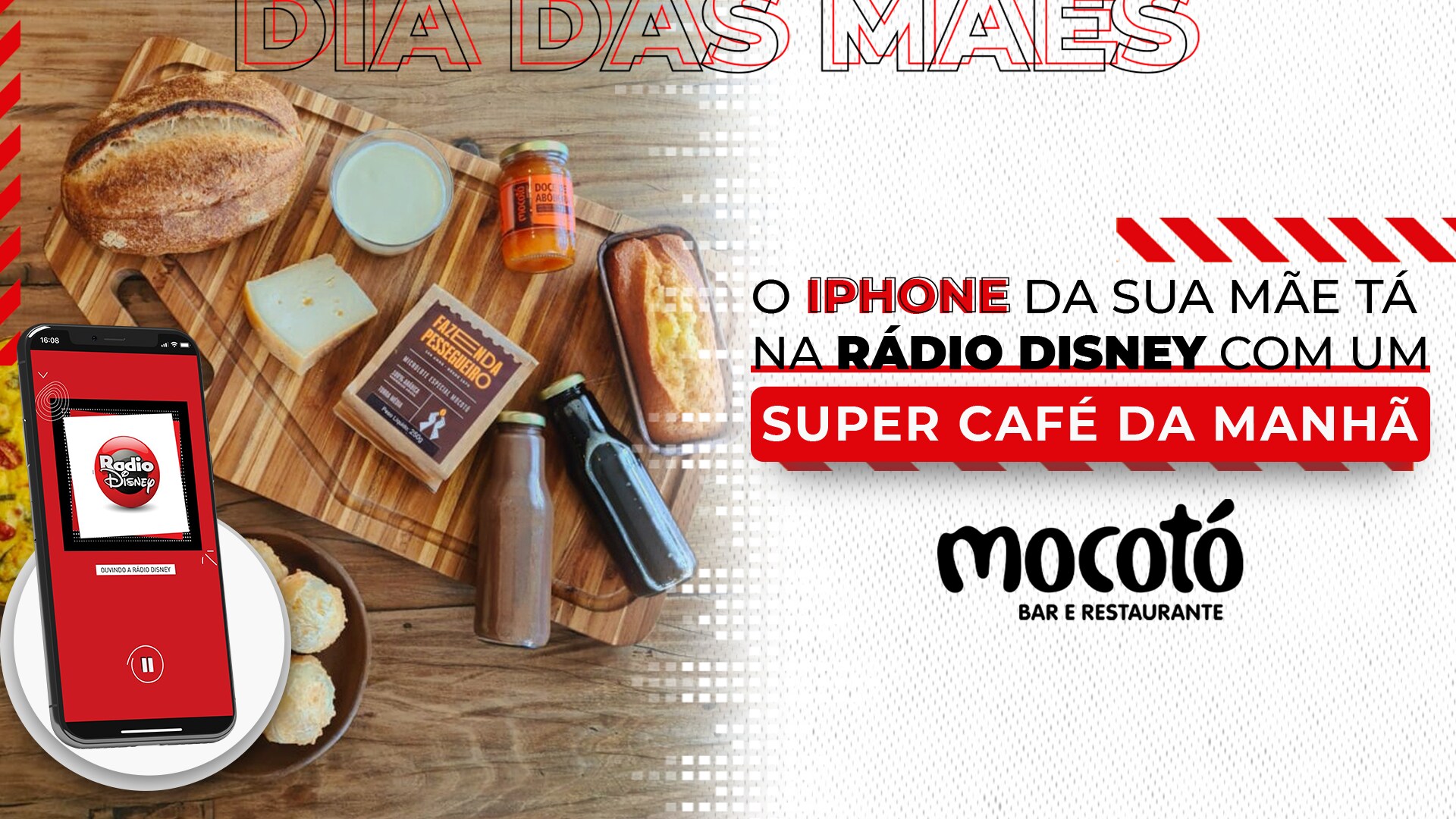 O IPHONE DA SUA MÃE TÁ NA RÁDIO DISNEY COM SUPER CAFÉ DA MANHÃ