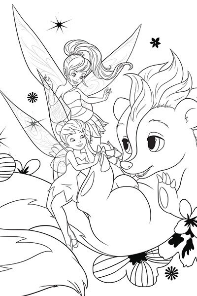 Coloriage La Fée Ondine  Disney Coloriages FR