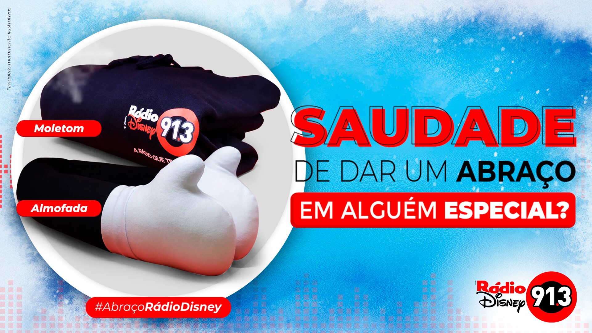 Abraço Rádio Disney + Moletom