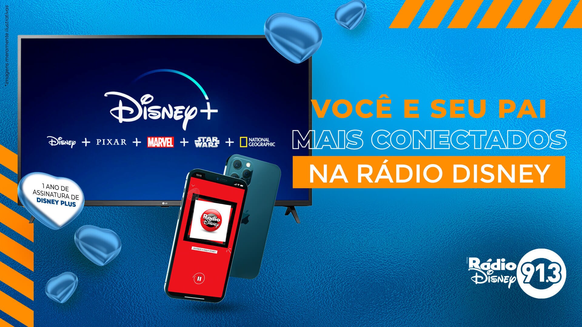 VOCÊ E SEU PAI MAIS CONECTADOS NA RÁDIO DISNEY