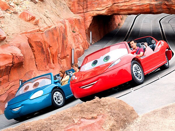 Speed Through Radiator Springs Racers at Disneyland Resort