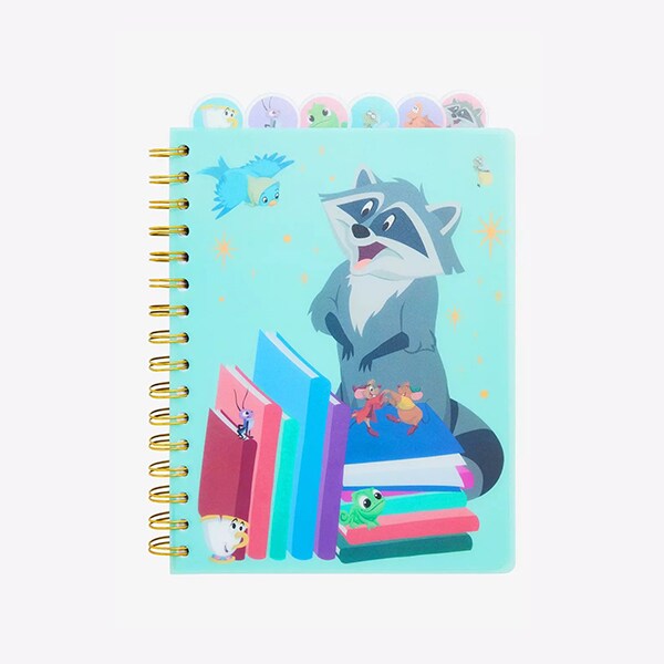 Disney Sidekicks Tabbed Journal product photo featuring Meeko from Pocahontas on the notebook cover.