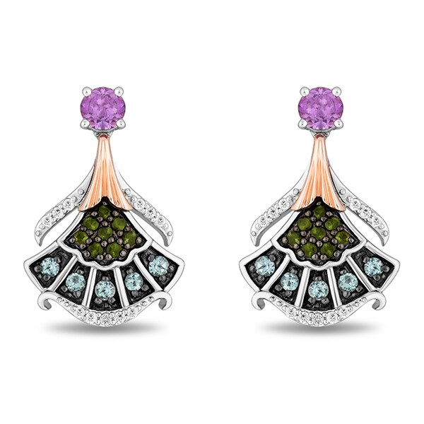 Image of The Little Mermaid Topaz Ariel Earrings