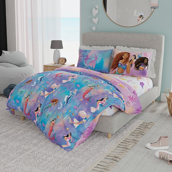 Image of The Little Mermaid Bed in a Bag – Bedding Set