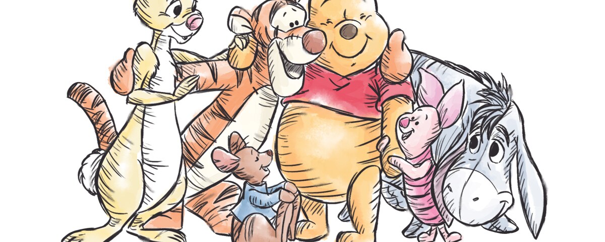 プーさんと「100エーカーの森」の個性豊かな仲間たち