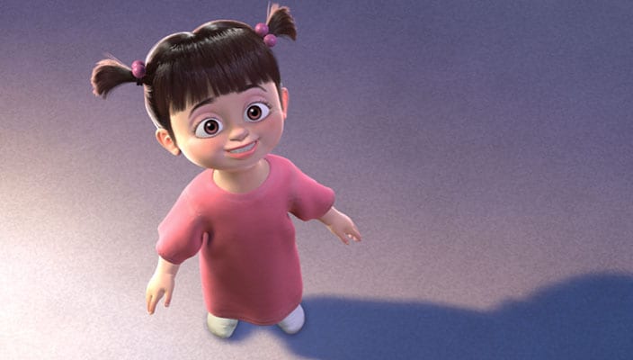 Boo from the animated movie "Monsters, Inc."