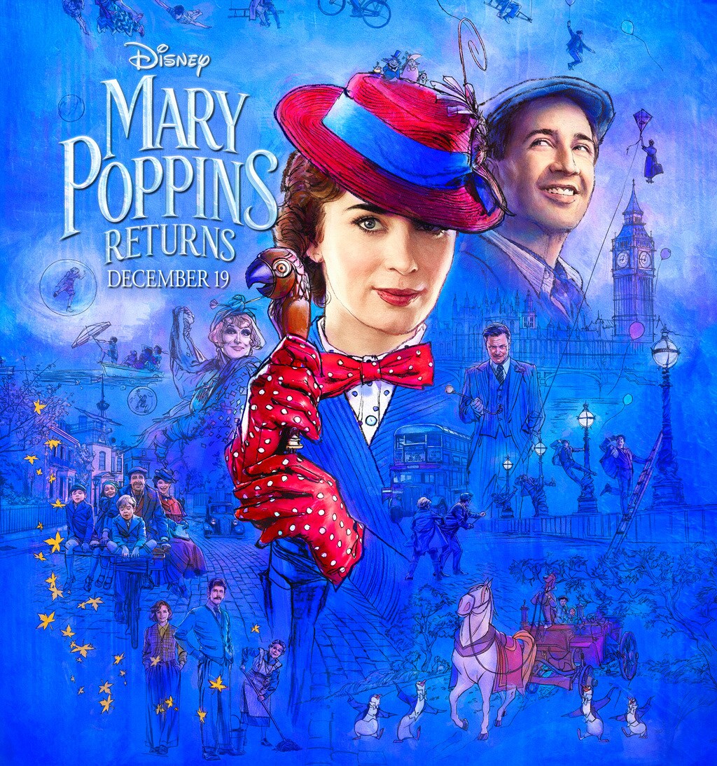 “Mary Poppins Returns,” an all new original musical, Mary Poppins is back to help the next genera on of the Banks family