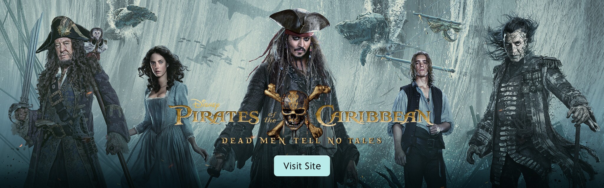 Pirates Of The Caribbean Official Website Disney