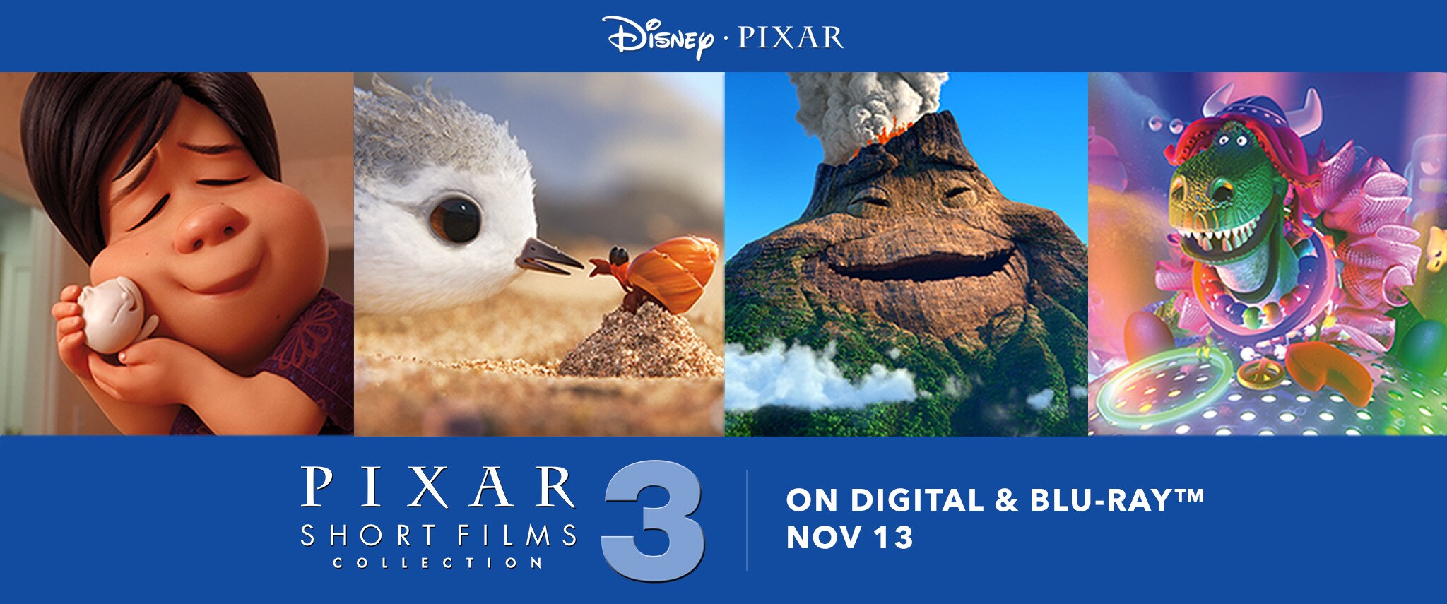 Пиксара 3. Коллекция короткометражных мультфильмов Pixar том 3. Короткометражки Пиксар.