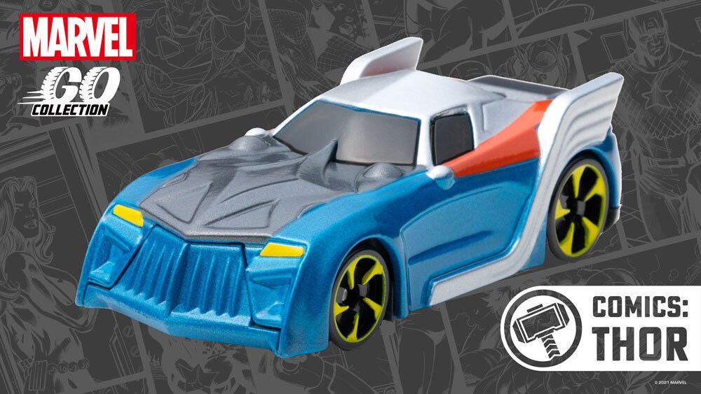 Thor Comic Racing Car - MARVEL GO Collection