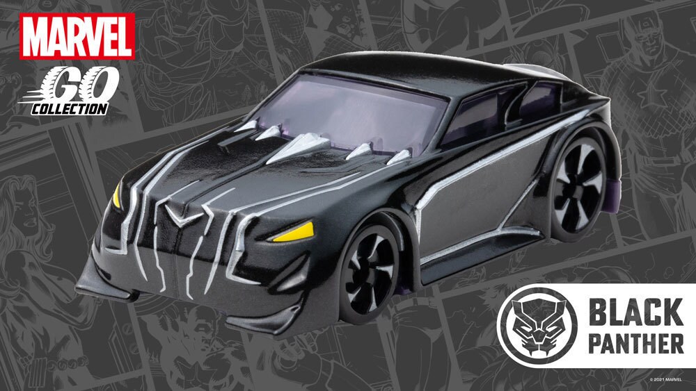 Black Panther Racing Car - MARVEL GO Collection