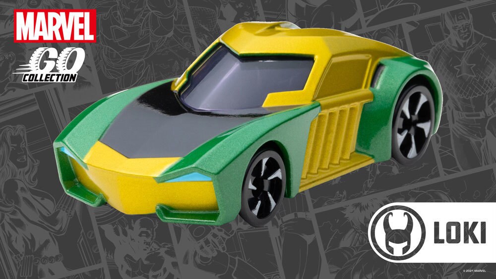 Captain Loki Racing Car - MARVEL GO Collection
