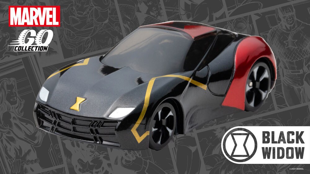 Black Widow Racing Car - MARVEL GO Collection