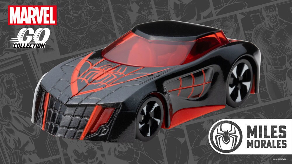 Miles Morales Racing Car - MARVEL GO Collection