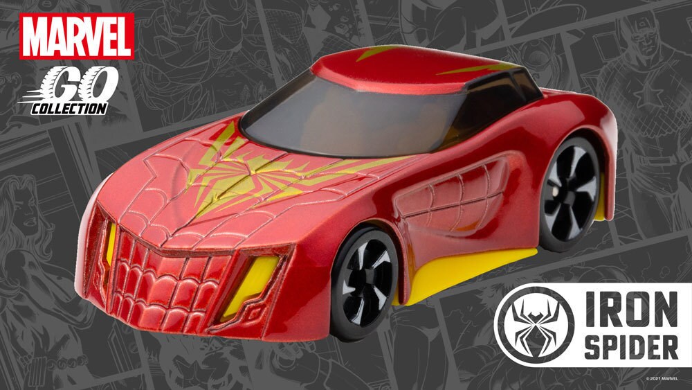 Iron Spider Racing Car - MARVEL GO Collection