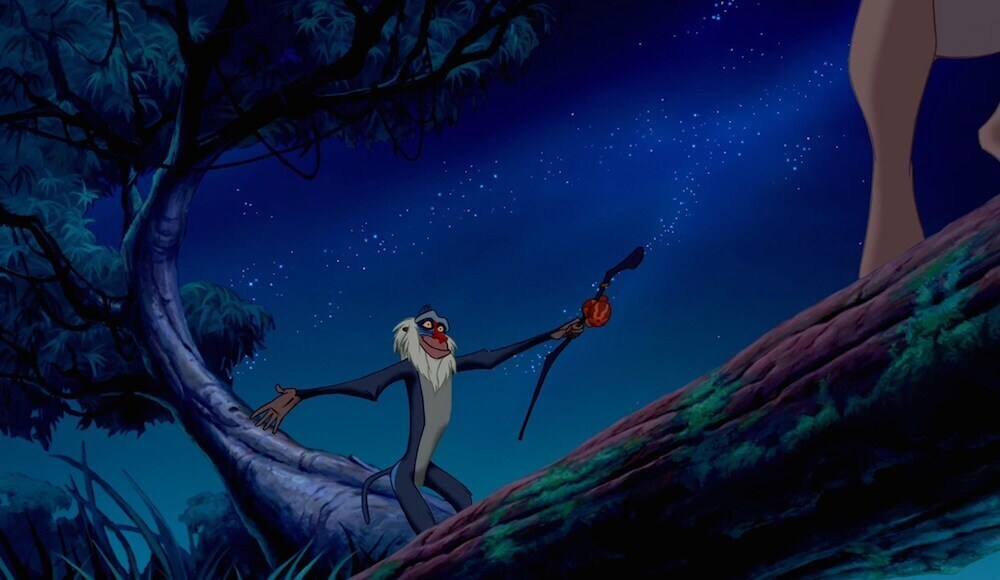 Made you look Tough - Rafiki Meditating - Lion King