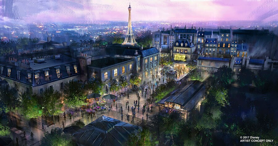 Remy's Ratatouille Adventure at Epcot Concept Art