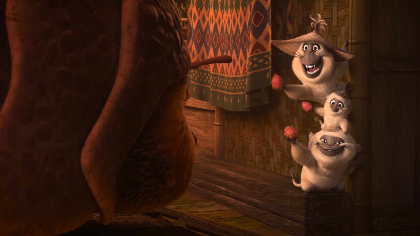 As an evil force threatens the kingdom of Kumandra, it is up to warrior Raya to leave her Heart Lands home and track down the legendary last dragon to help stop the villainous Druun. © 2020 Disney. All Rights Reserved.