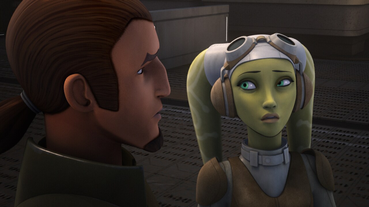 Meanwhile Kanan and Hera discuss the crew’s victory of establishing themselves as a successful re...