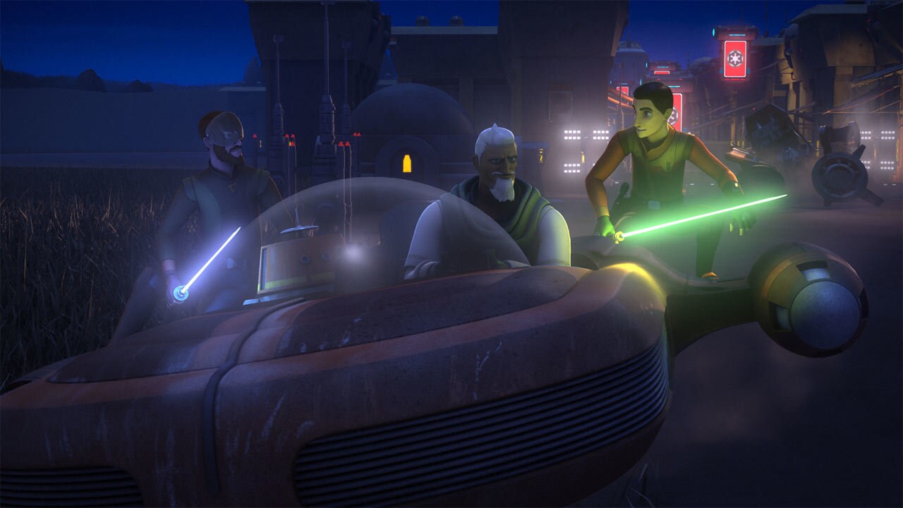 Back on Lothal, Kanan, Ezra, and Chopper observe the Imperial headquarters. The Imperial presence...