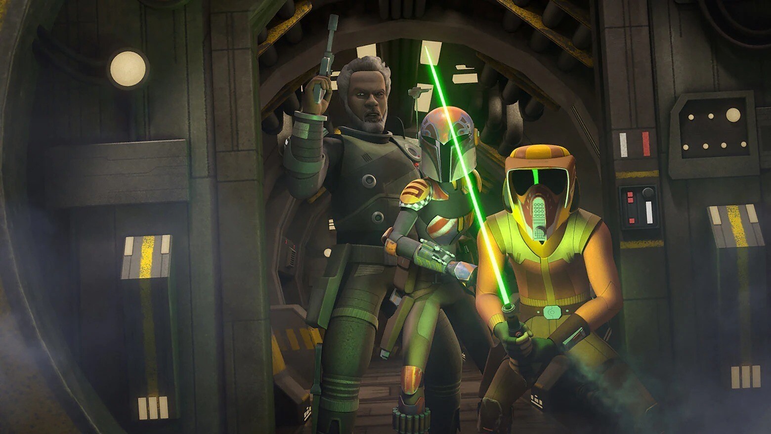 Ezra and Sabine join Saw Gerrera on a mission
