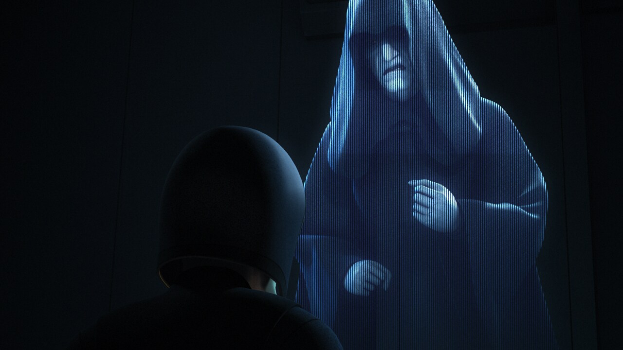 Darth Sidious inquiring about the Lothal Jedi Temple